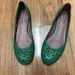 corso como ballet flat leather